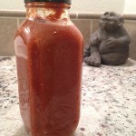 Homemade sriracha sauce