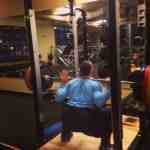 Gabe Kapler squatting