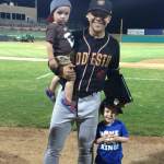 Drew Saylor with his children